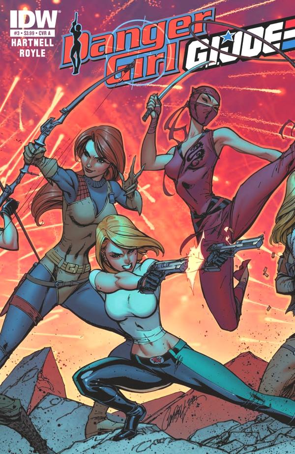 Danger Girl / G.I. Joe #3 cover