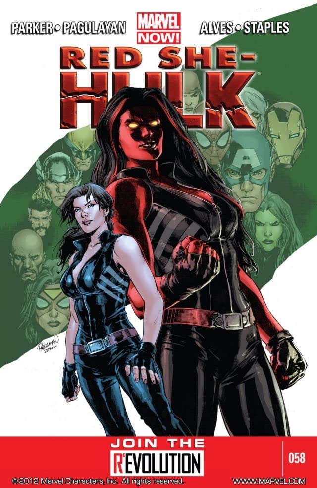 Red She-Hulk #58 cover