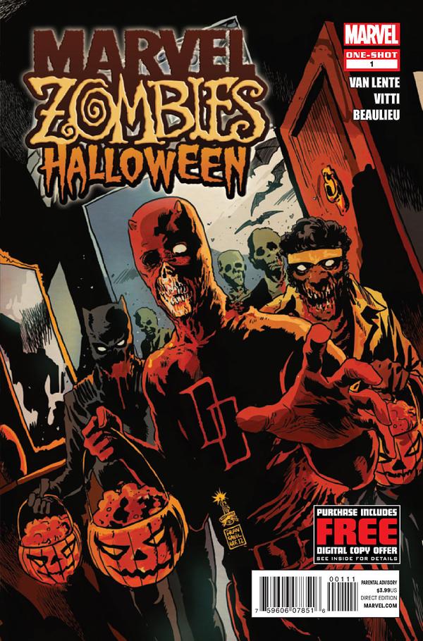 Marvel Zombies Halloween #1 cover