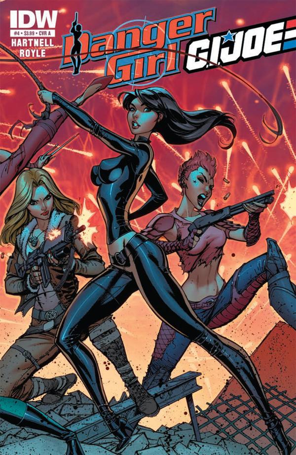 Danger Girl / G.I. Joe #4 cover