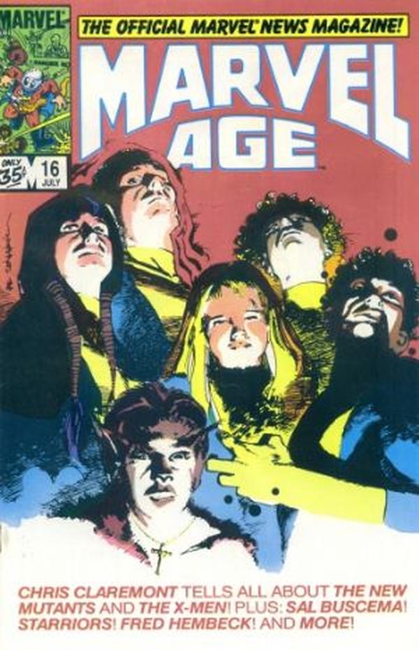 Marvel Age #16 cover