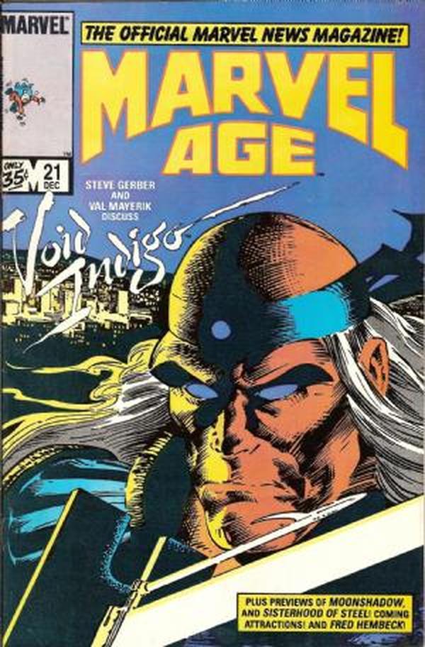 Marvel Age #21 cover