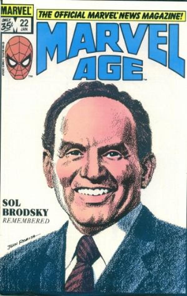 Marvel Age #22 cover