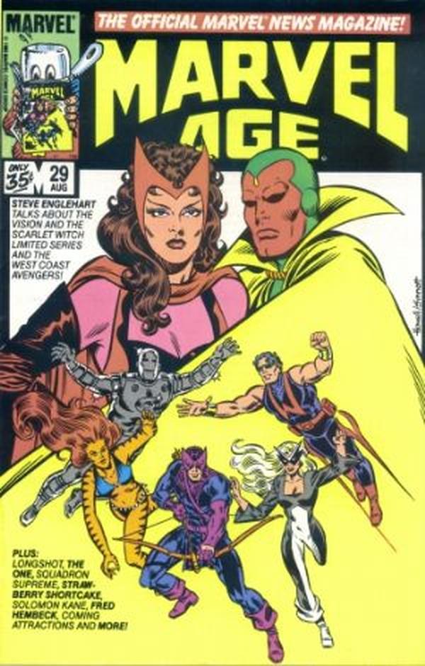 Marvel Age #29 cover