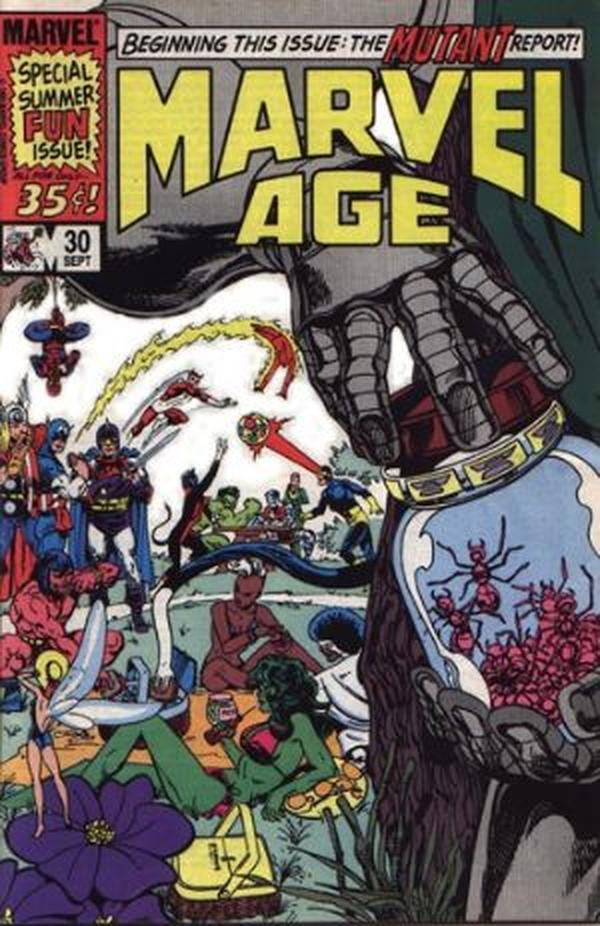 Marvel Age #30 cover