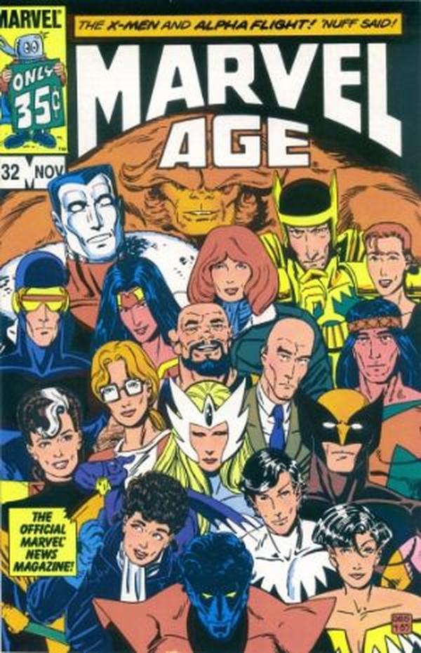 Marvel Age #32 cover