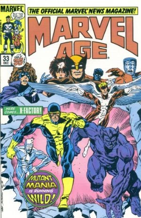 Marvel Age #33 cover