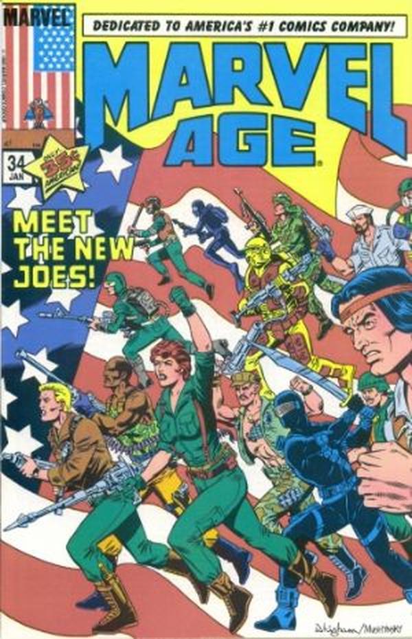 Marvel Age #34 cover
