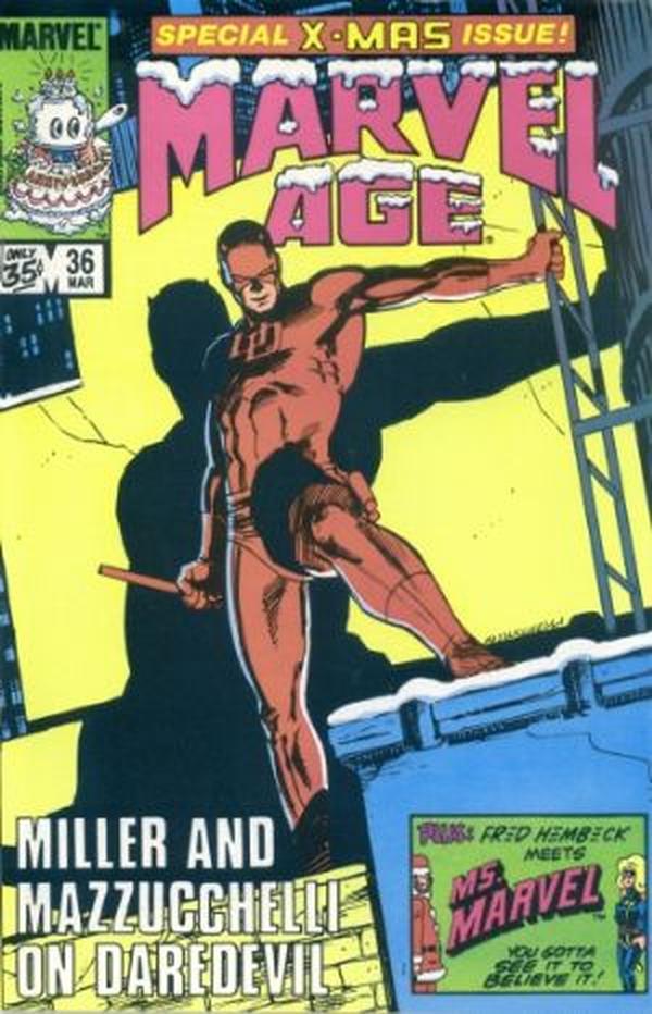 Marvel Age #36 cover