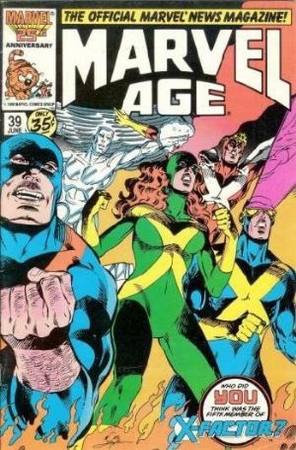 Marvel Age #39 cover