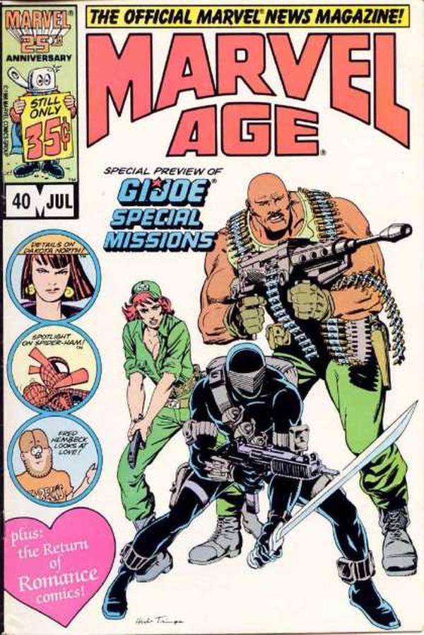 Marvel Age #40 cover