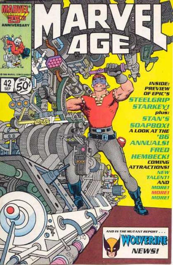 Marvel Age #42 cover