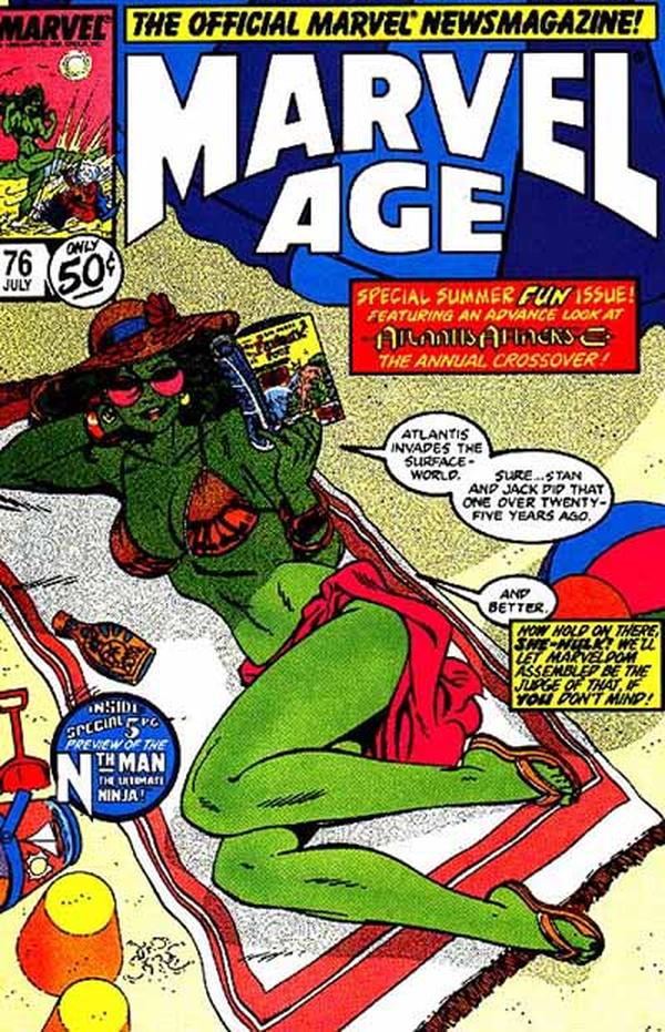 Marvel Age #76 cover