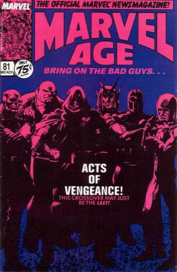Marvel Age #81 cover