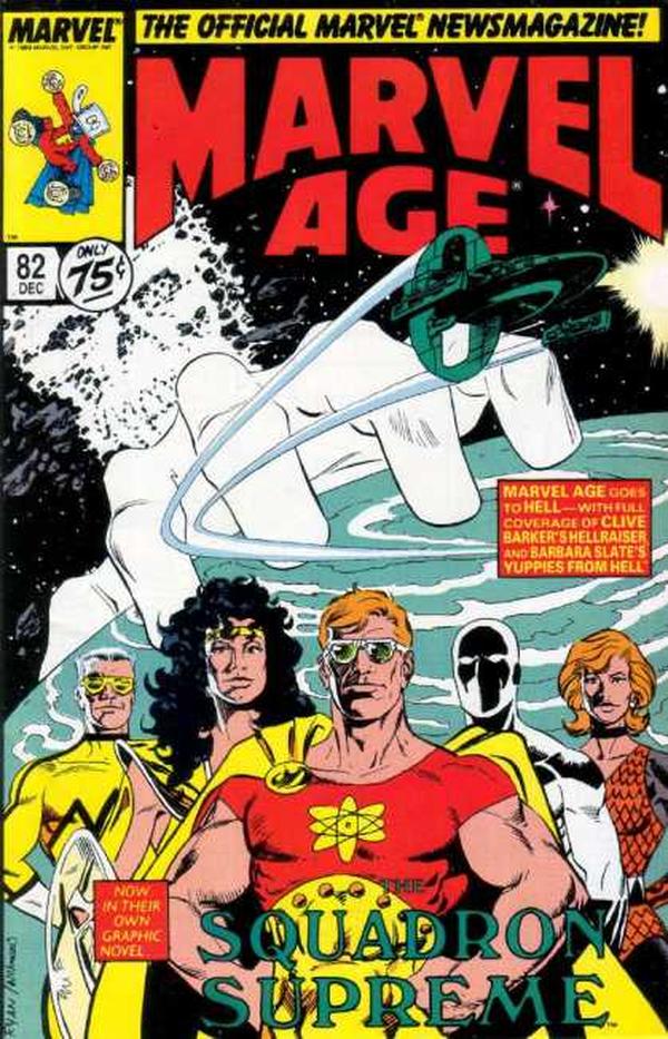 Marvel Age #82 cover