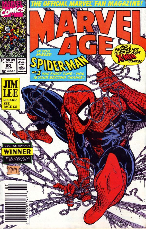 Marvel Age #90 cover