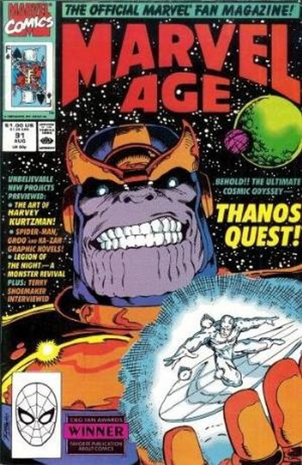 Marvel Age #91 cover