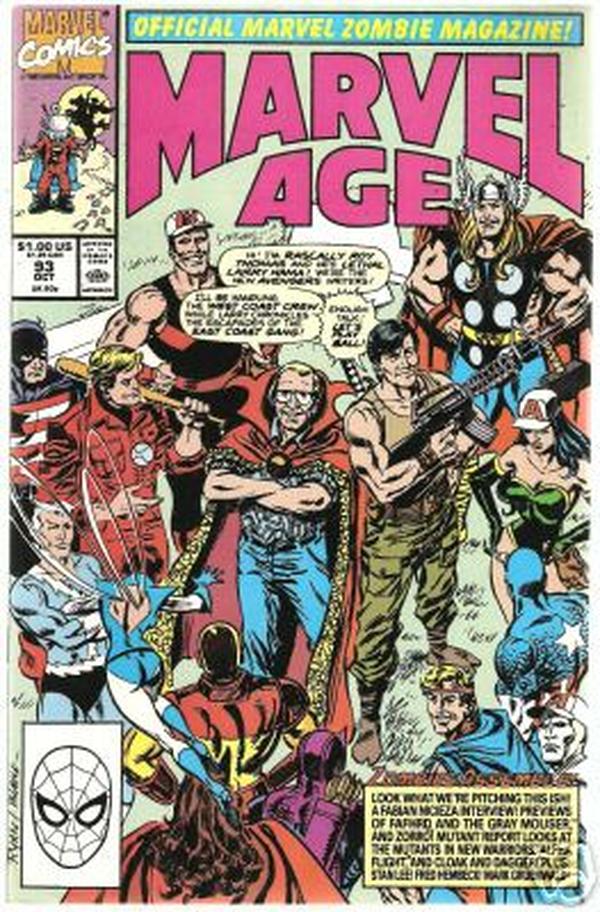 Marvel Age #93 cover