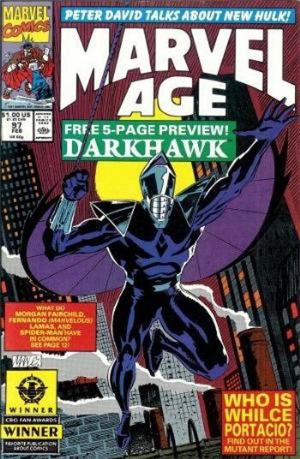 Marvel Age #97 cover