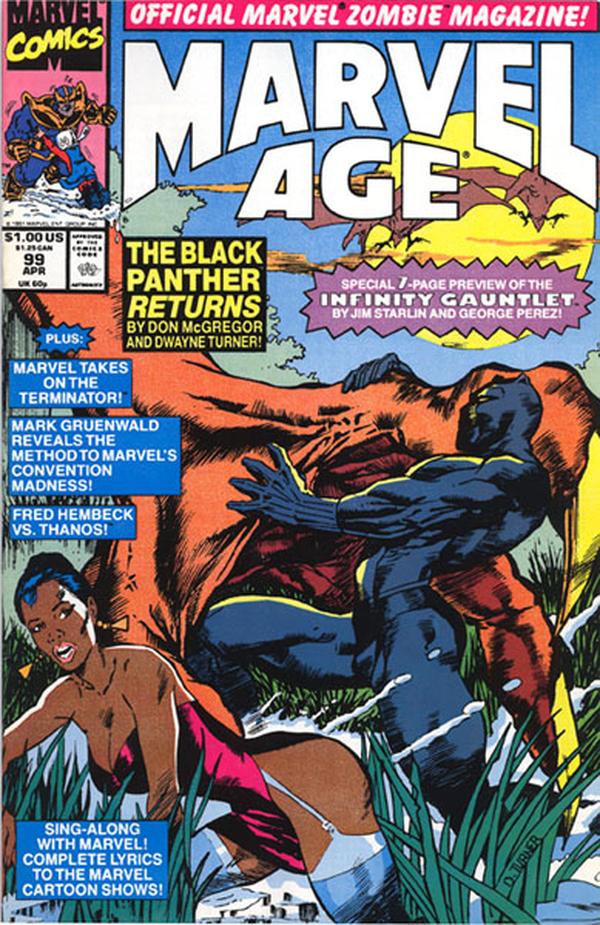 Marvel Age #99 cover
