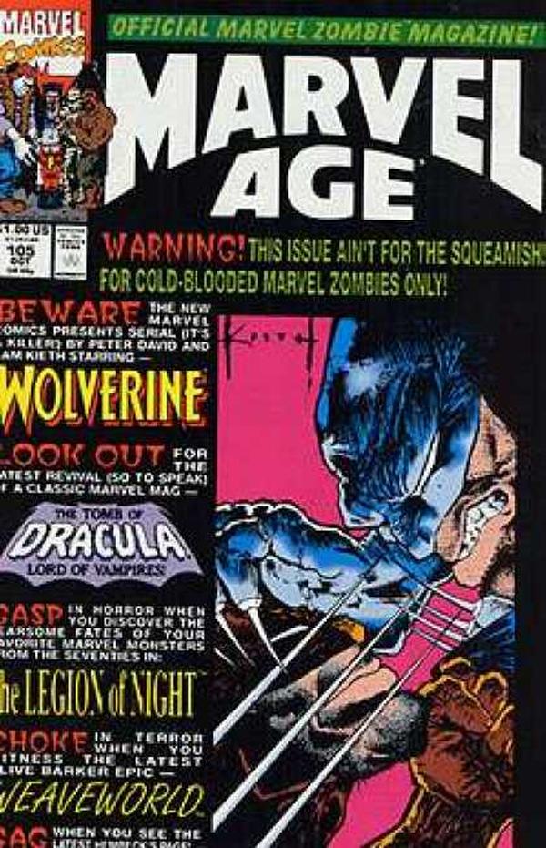 Marvel Age #105 cover