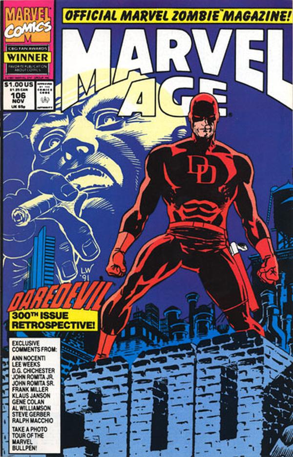 Marvel Age #106 cover