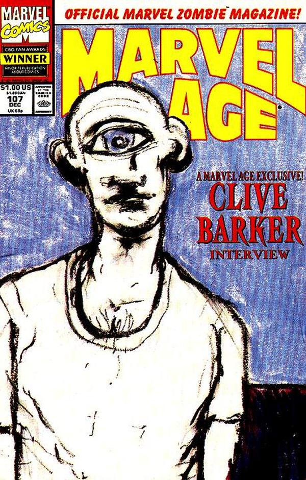 Marvel Age #107 cover