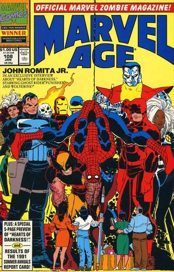 Marvel Age #108 cover