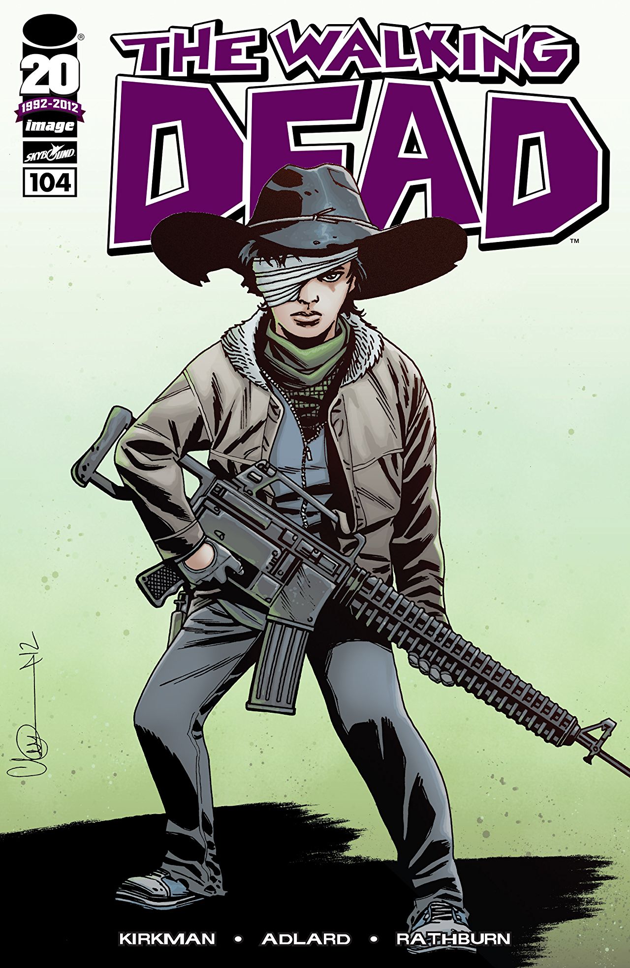 The Walking Dead #104 cover