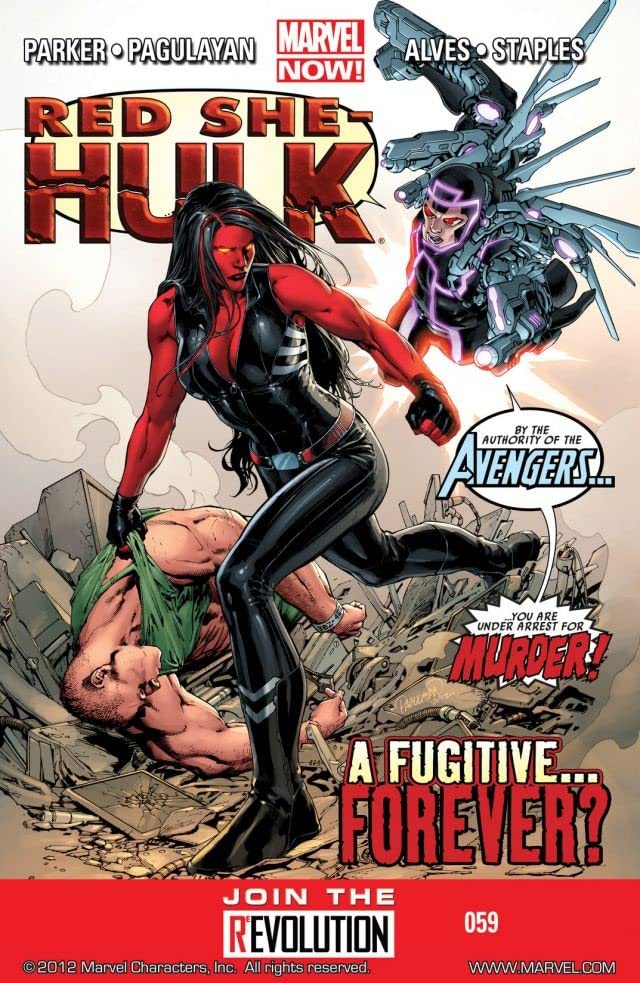 Red She-Hulk #59 cover