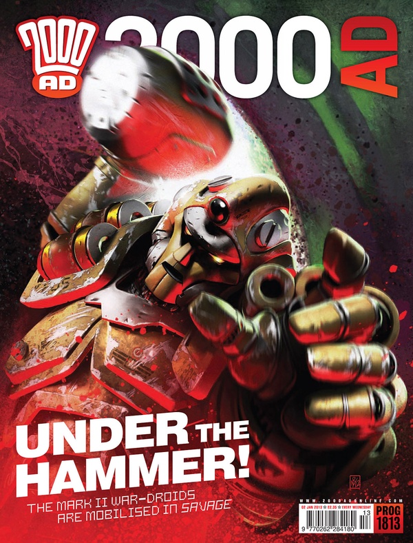 2000 AD #1813 cover