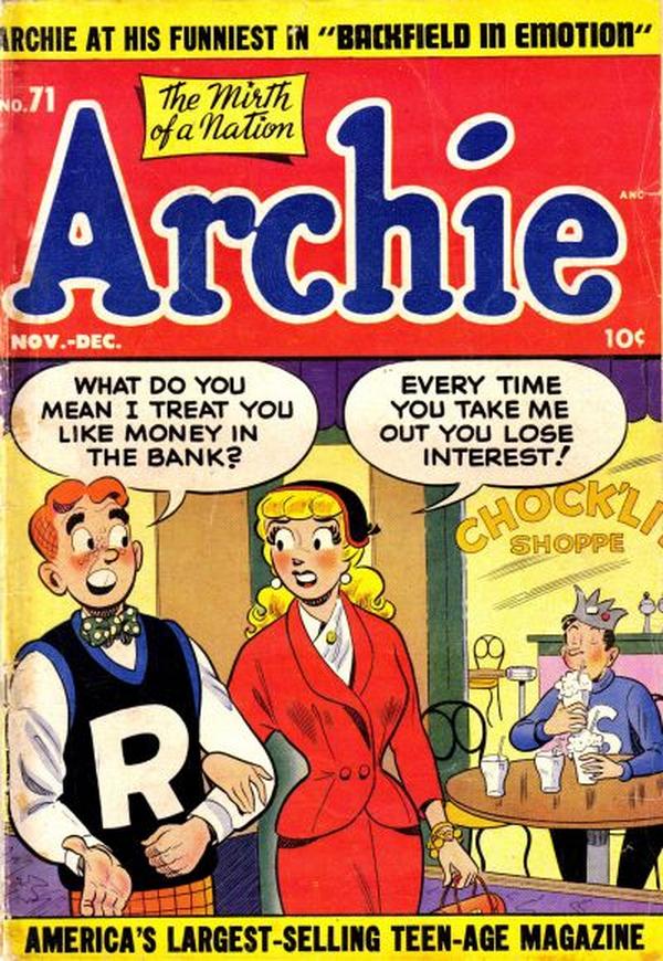Archie Comics #71 cover