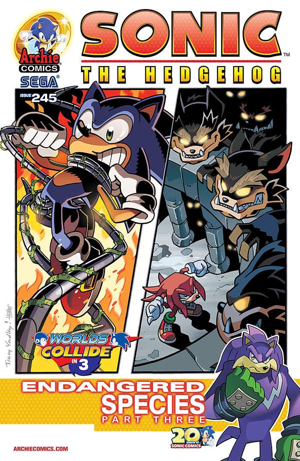 Sonic the Hedgehog #245 cover