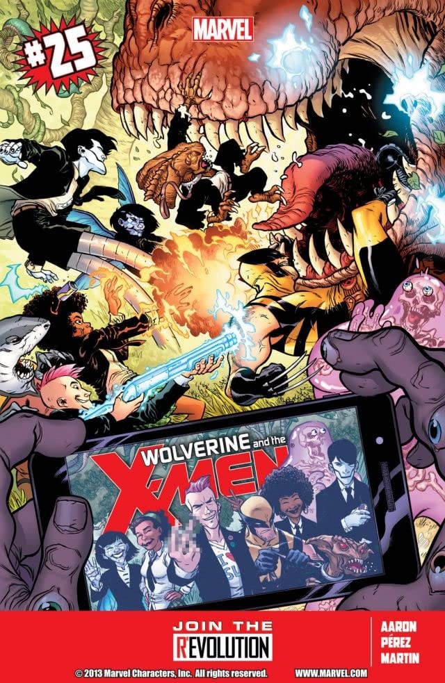 Wolverine & the X-Men #25 cover