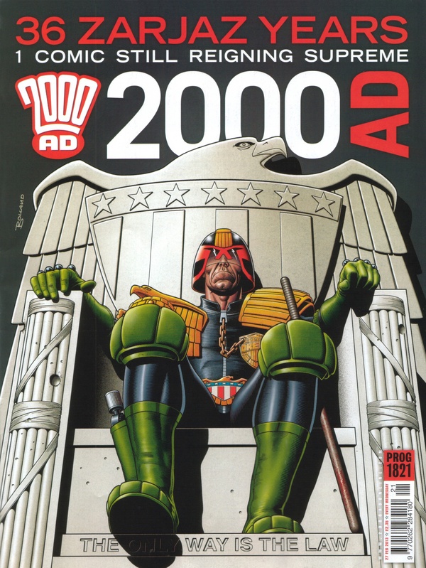 2000 AD #1821 cover