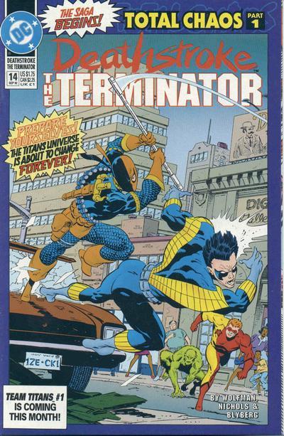 Deathstroke, the Terminator #14 cover