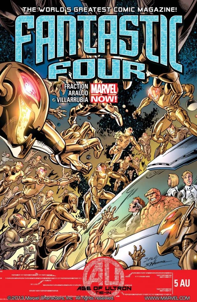 Fantastic Four #5AU cover