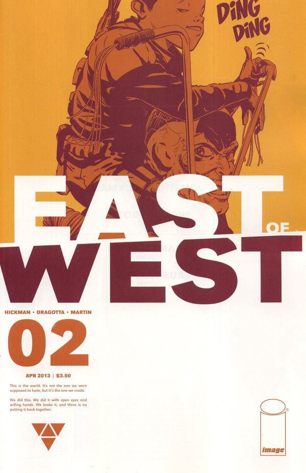 East of West #2 cover