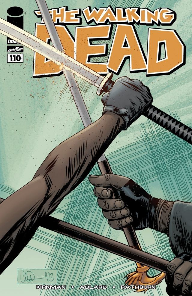 The Walking Dead #110 cover