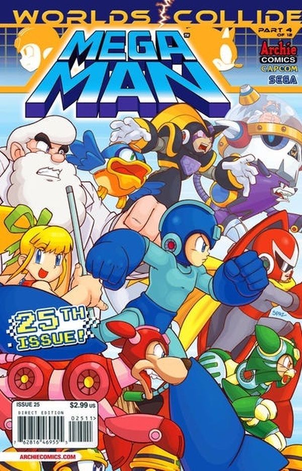 Mega Man #25 cover