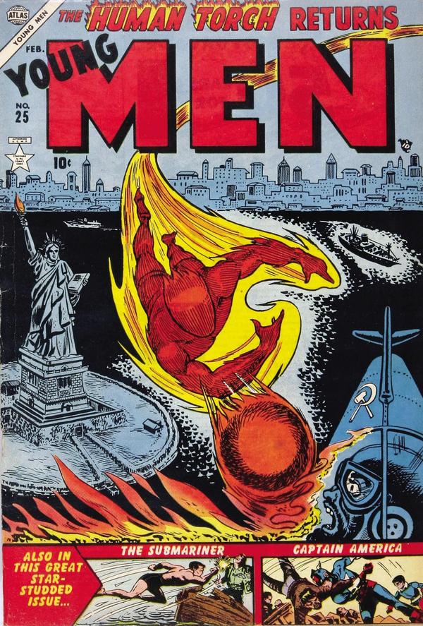 Young Men #25 cover