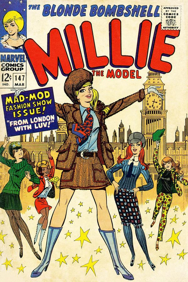 Millie the Model #147 cover