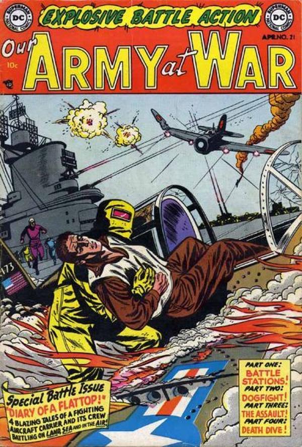 Our Army at War #21 cover
