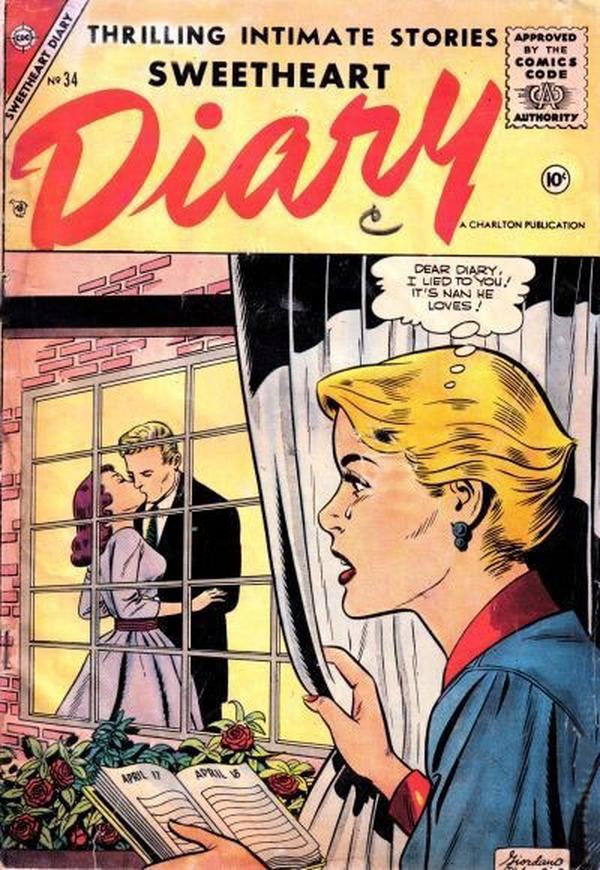 Sweetheart Diary #34 cover