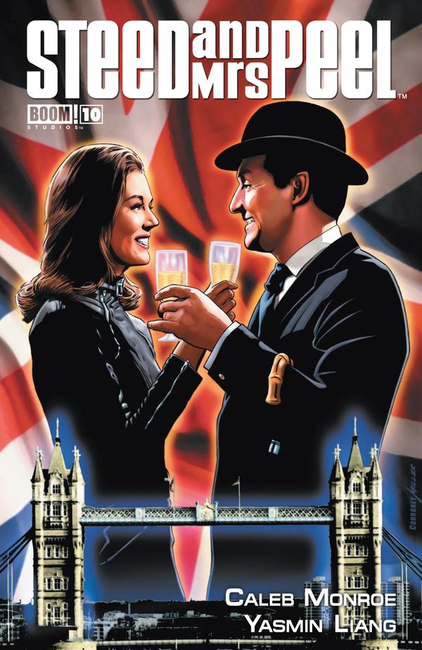 Steed and Mrs. Peel #10 cover