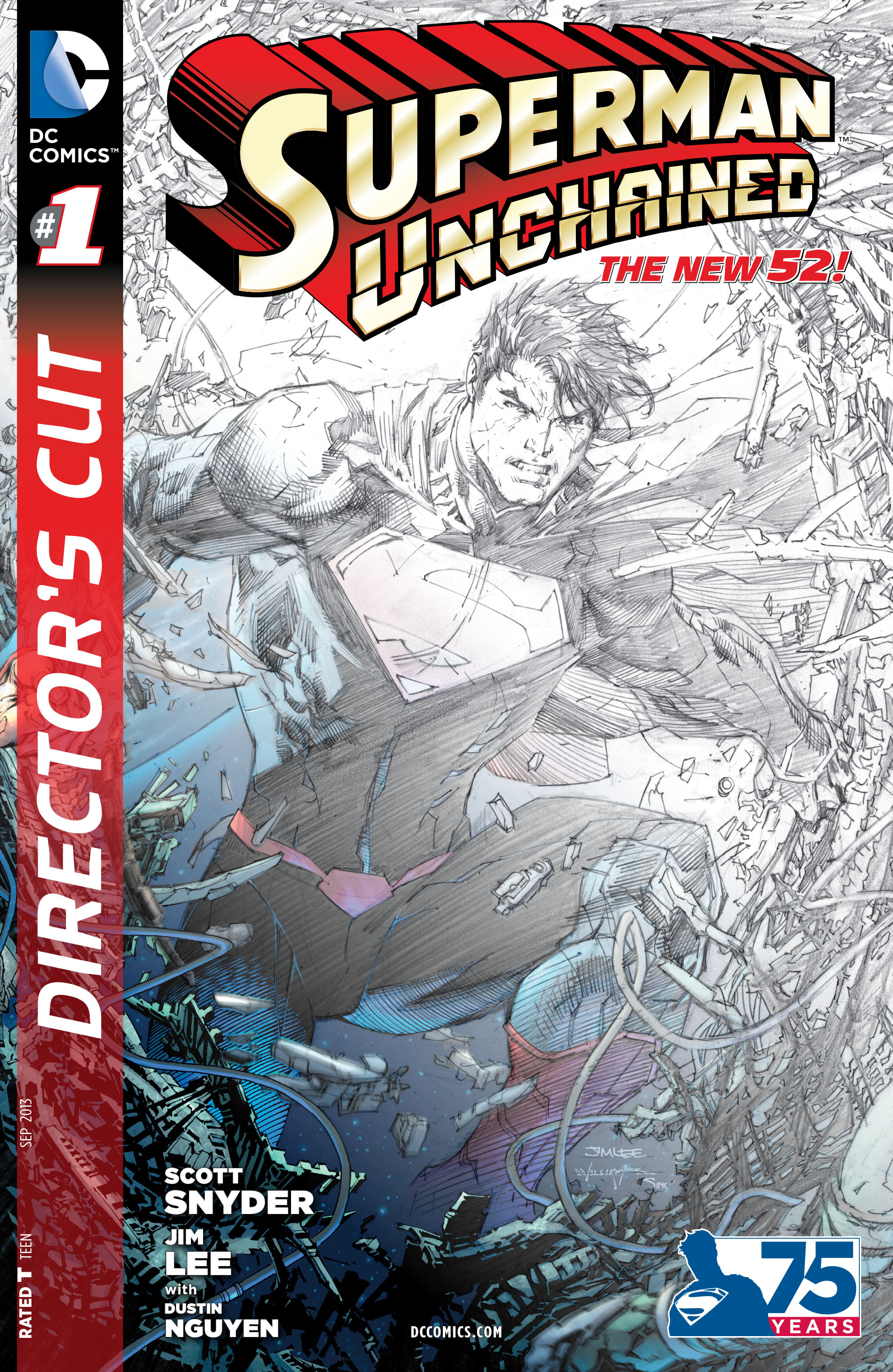 Superman Unchained Director's Cut #1 cover