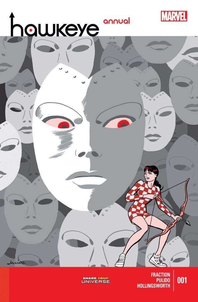 Hawkeye Annual #1 cover