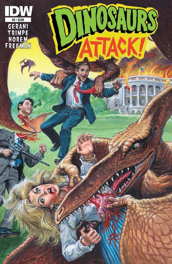 Dinosaurs Attack! #2 cover