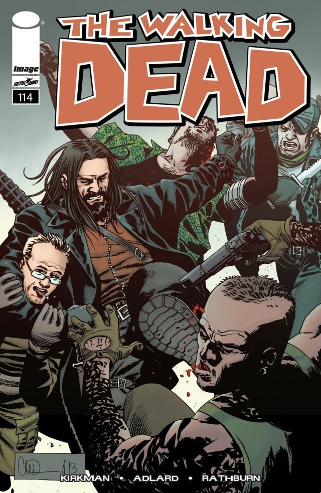 The Walking Dead #114 cover