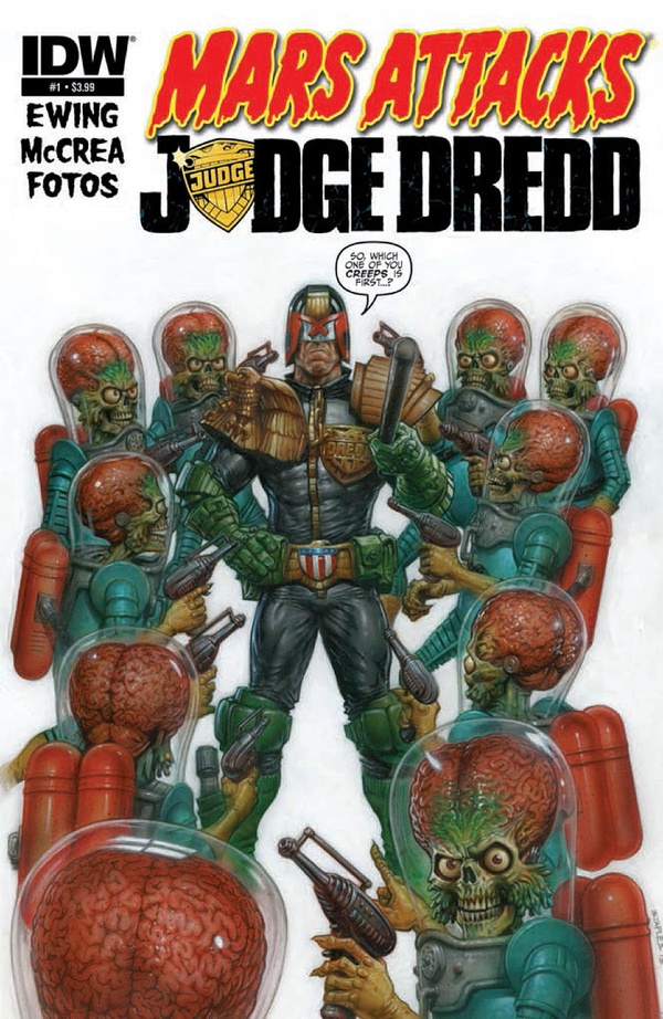 Mars Attacks Judge Dredd #1 cover